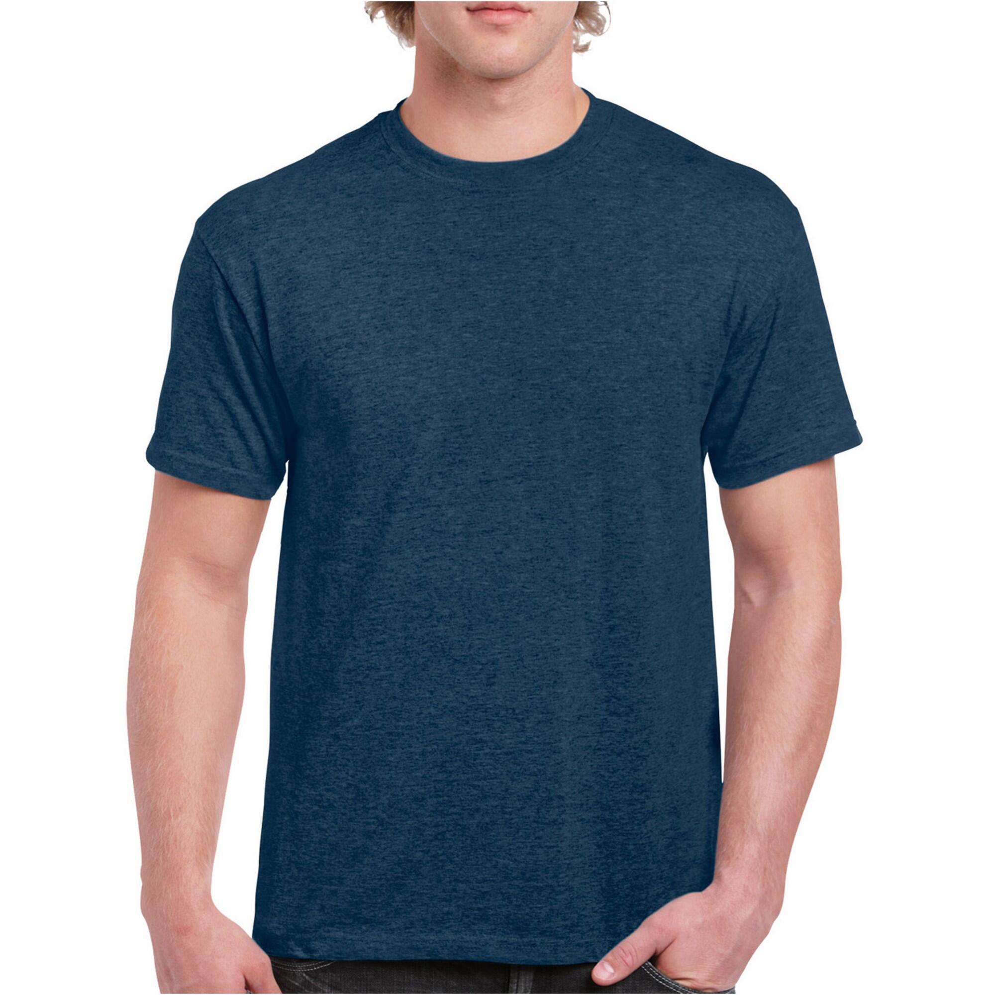 Unisex Adult Heather TShirt (Heather Navy) 4/4