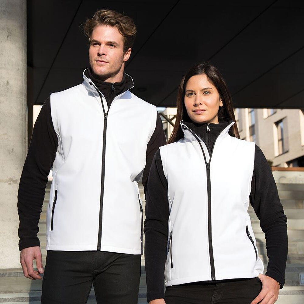 Core Giacca Senza Maniche Softshell Donna Result Bianco/Nero 4/5
