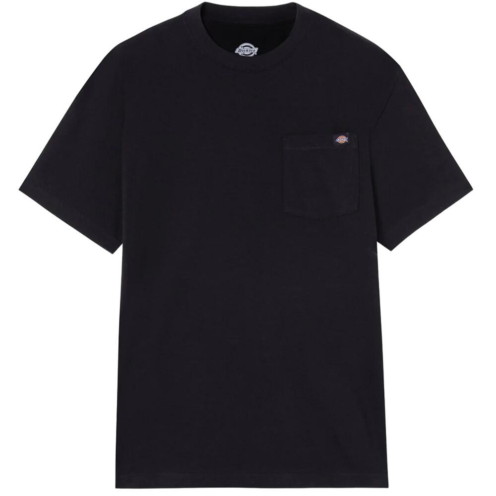 DICKIES Mens Cotton ShortSleeved TShirt (Black)