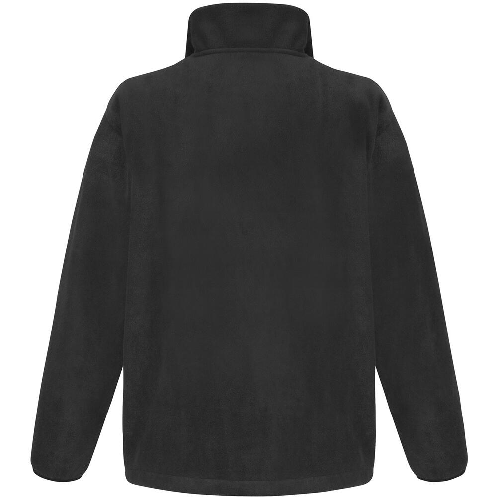 Giacca Di Pile Con Cerniera Uomo Result Nero 3/4