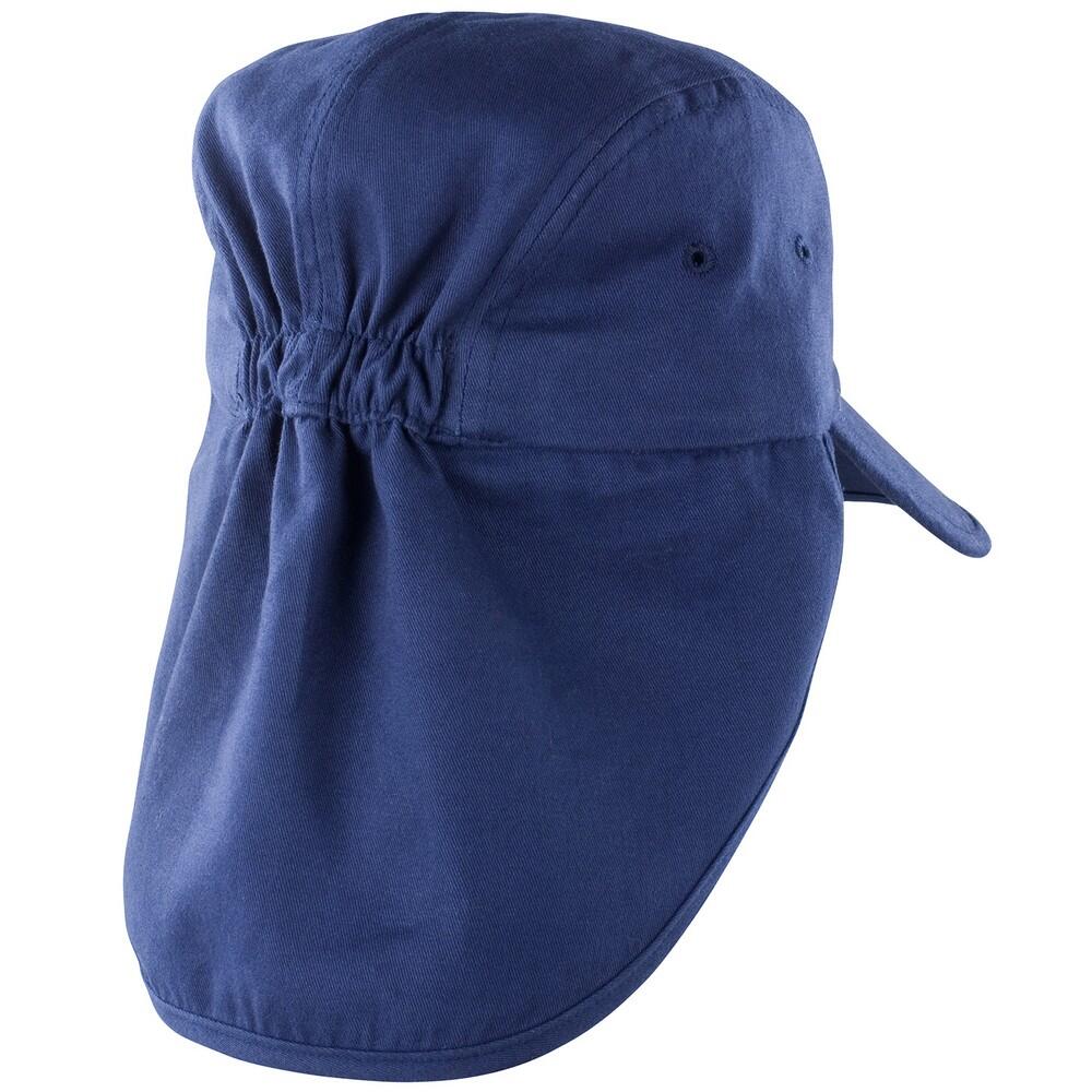 Childrens/Kids Legionnaires Fold Up Cap (Navy) 2/2