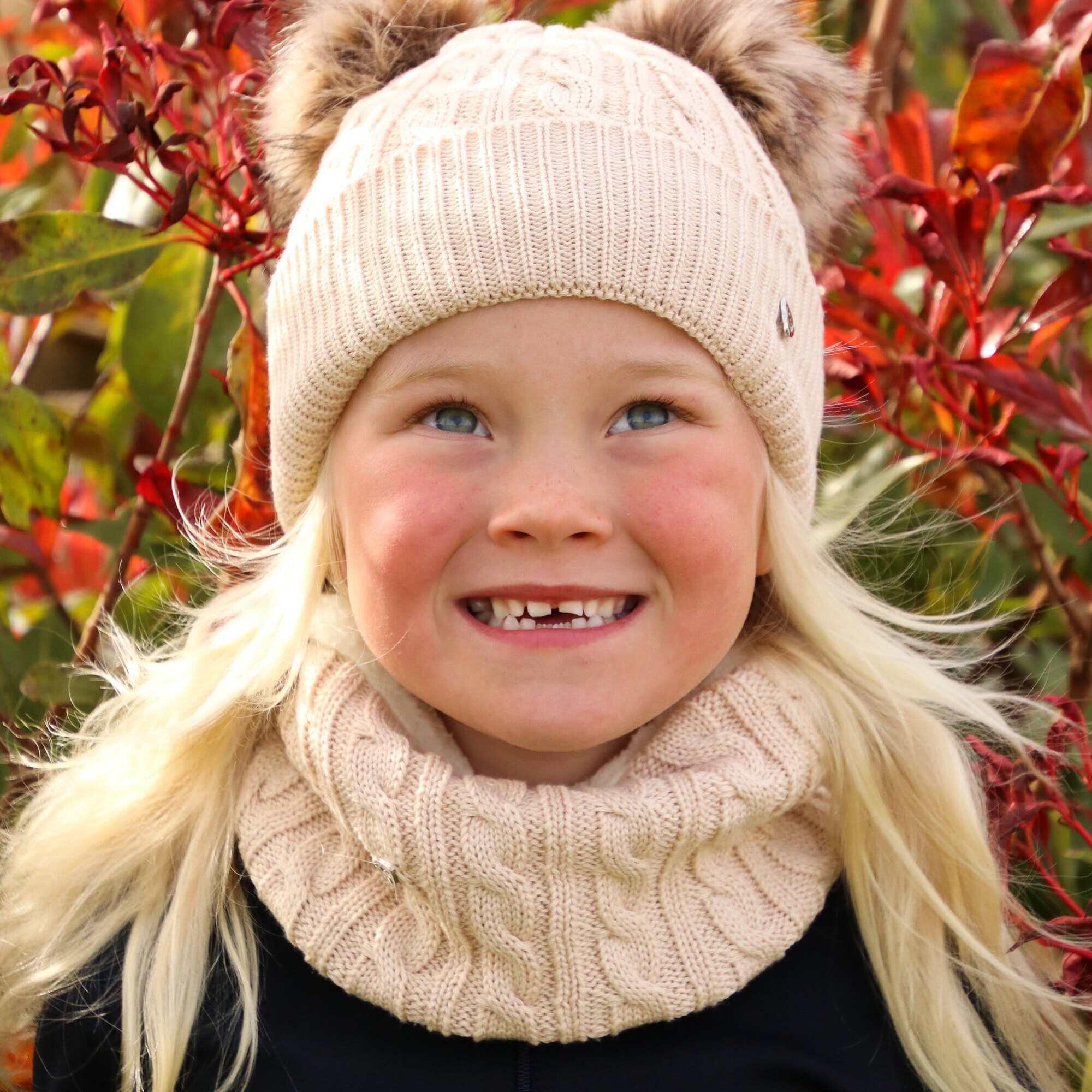Snood für Kinder Beige 2/2
