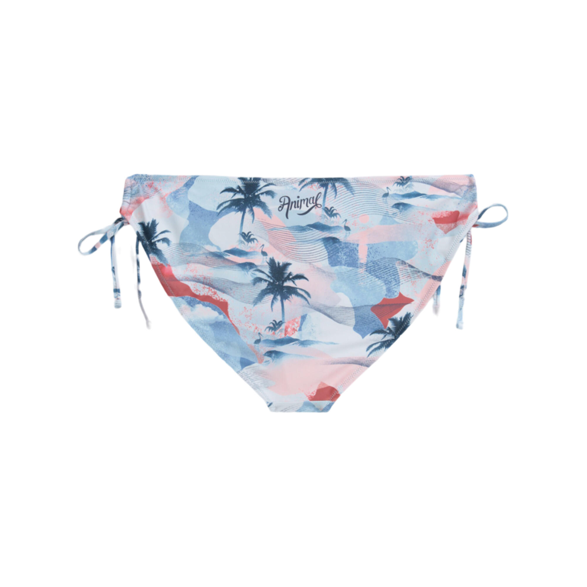 Slip Bikini Laccio Laterale Donna Animal Iona Blu Pallido 2/4