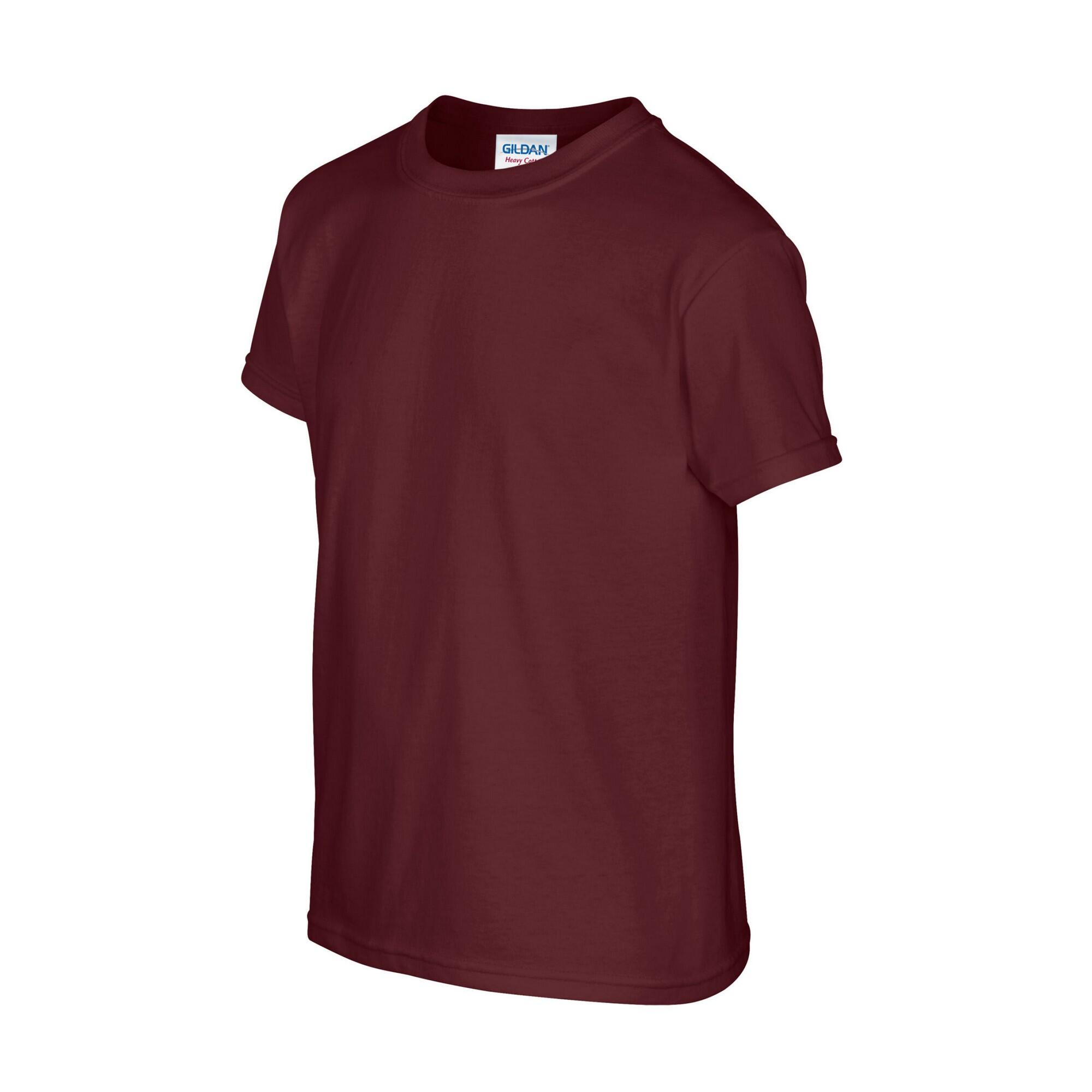 TShirt für Kinder Weinrot 3/3