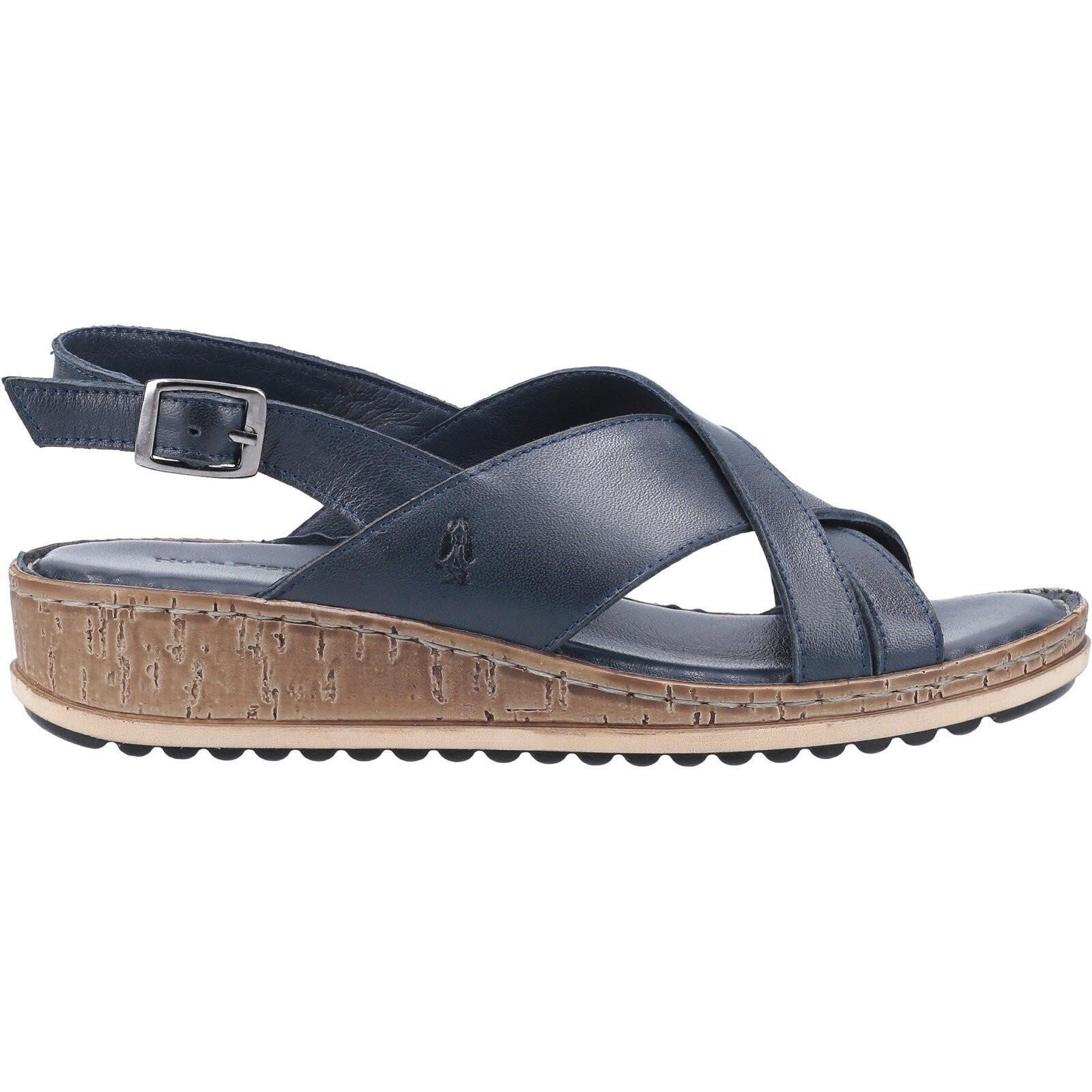 Elena Keil Ledersandale Damen Marineblau 2/4