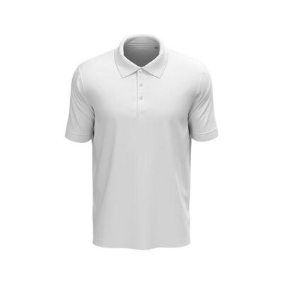 Heren lux poloshirt (wit)