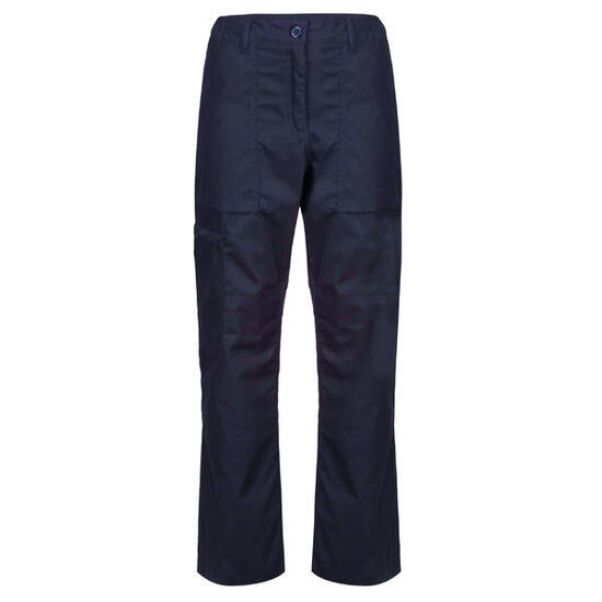 Pantalon De Randonnée, Coupe Régulière Femme (Bleu Marine)