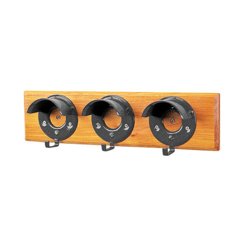 STUBBS Bridle Rack on Board (Set of 3) (Black)
