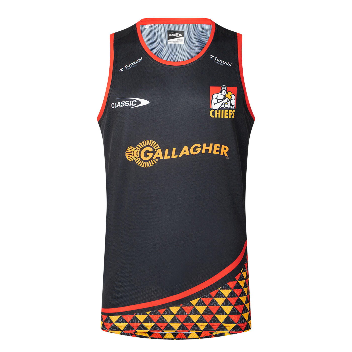 Camisola sem mangas de treino pro chiefs 1-retail preta super rugby