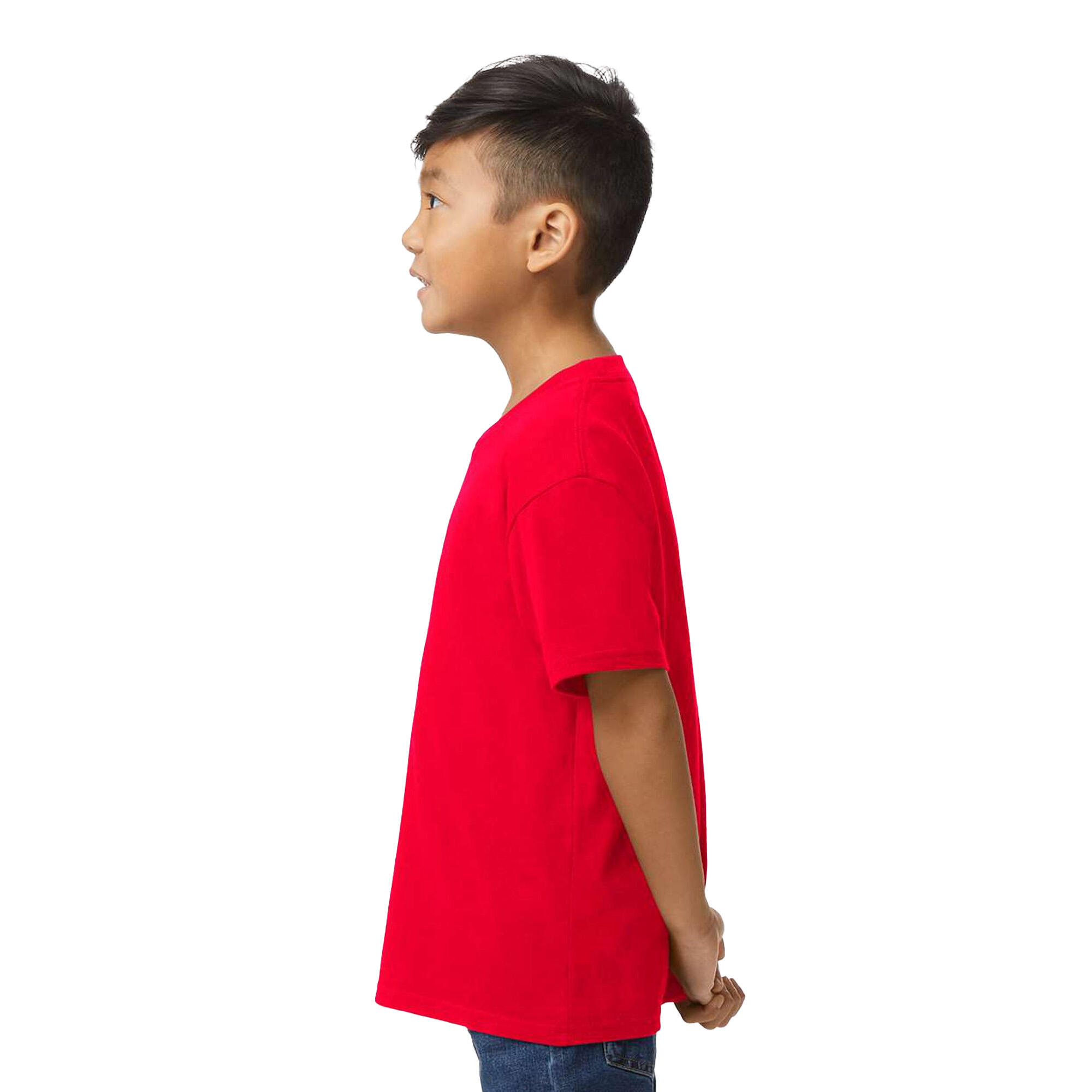 TShirt Weiche Haptik für Kinder Rot 3/3