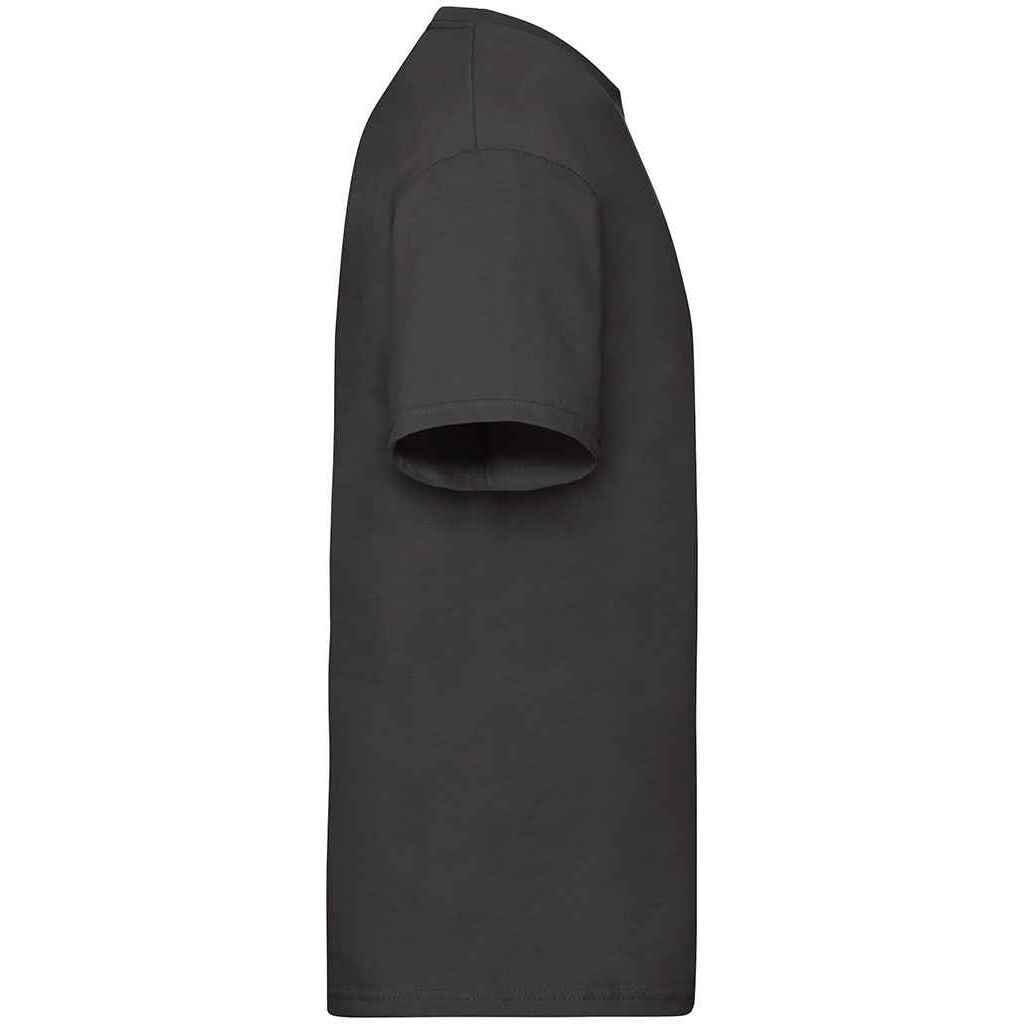 Tshirt Manches Courtes En Coton Adulte (Noir) 4/4