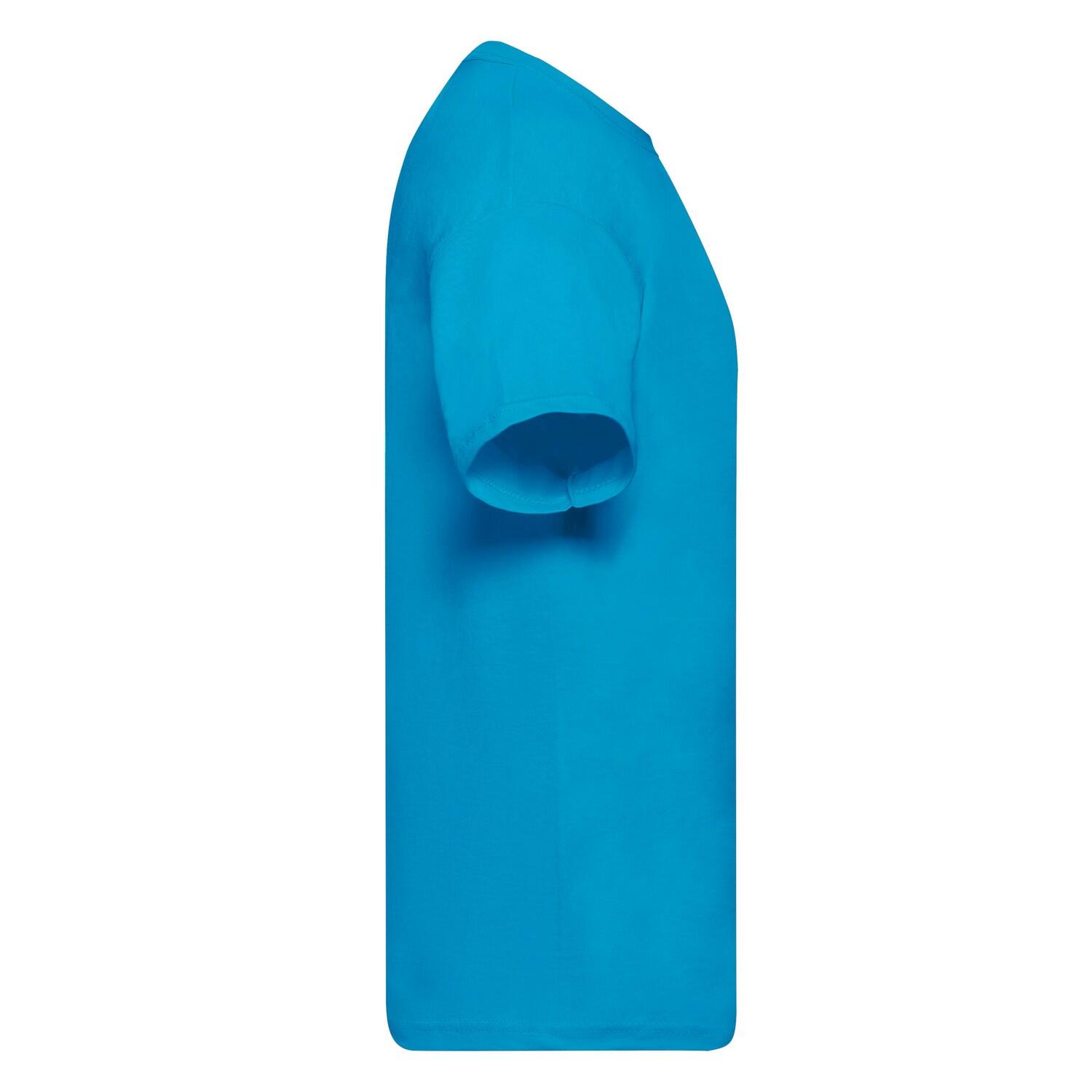 Maglietta Adulto Unisex Fruit Of The Loom Original Blu Azzurro 3/3