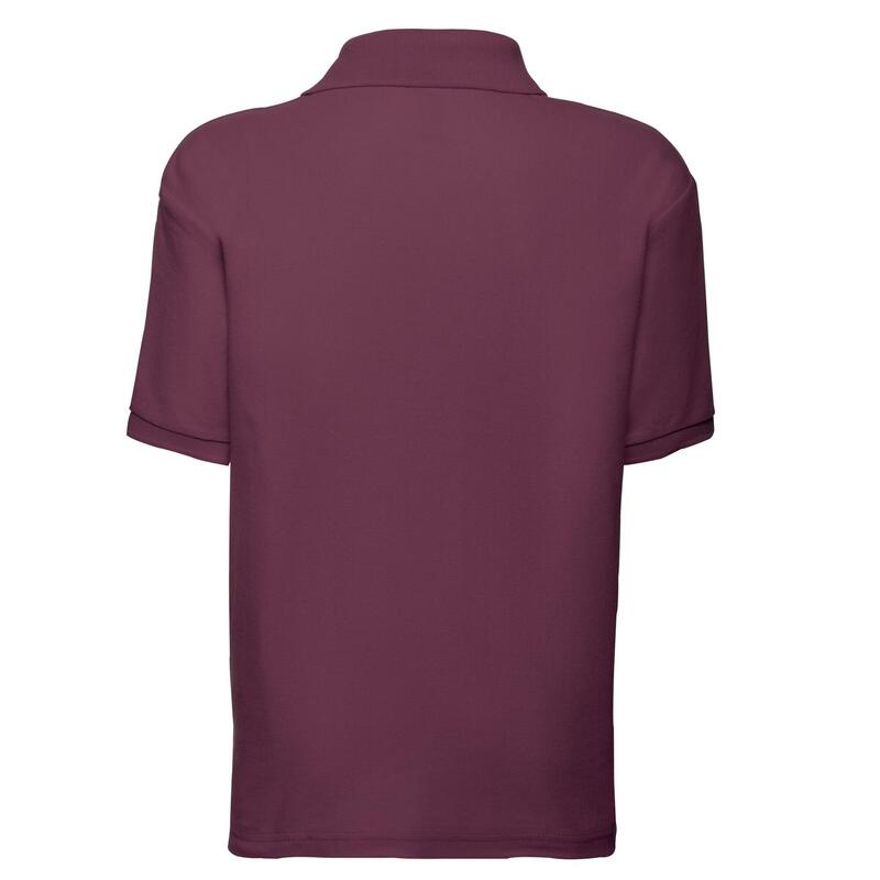 "6535" Poloshirt für Kinder Burgunderrot