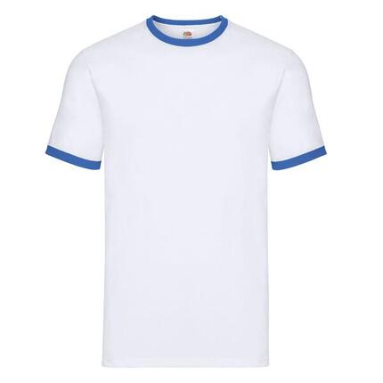 Heren Ringer 160 TShirt (Wit/Zwaar)