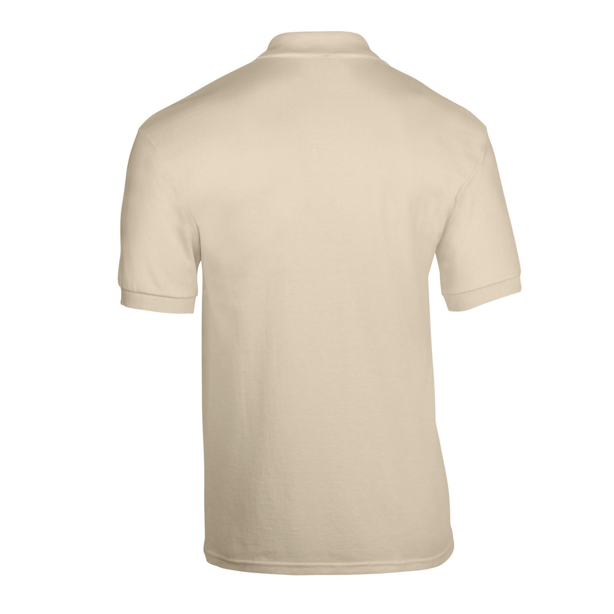 Camisola pólo de malha seca unissexo para adultos (Areia) 2/3