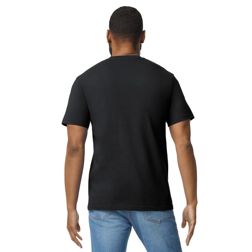 Mens Plain Lightweight TShirt (Black) 2/3