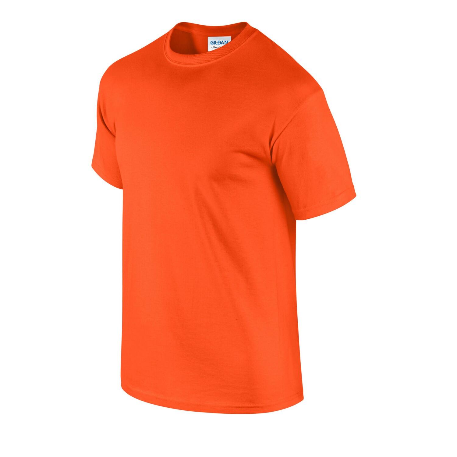Maglietta Uomo Gildan Arancio 3/3