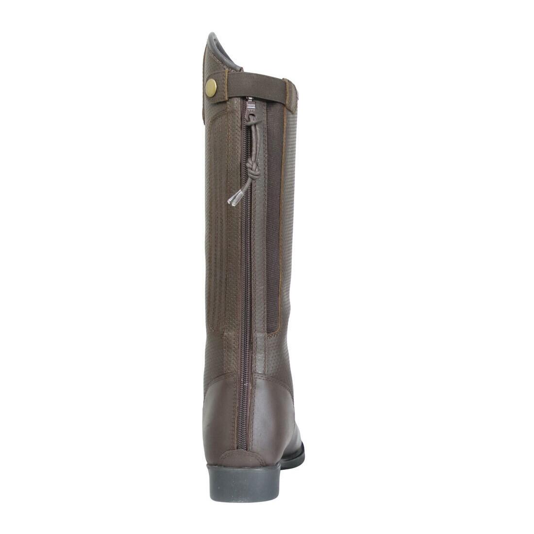Childrens/Kids Manarola Long Riding Boots (Brown) 2/4