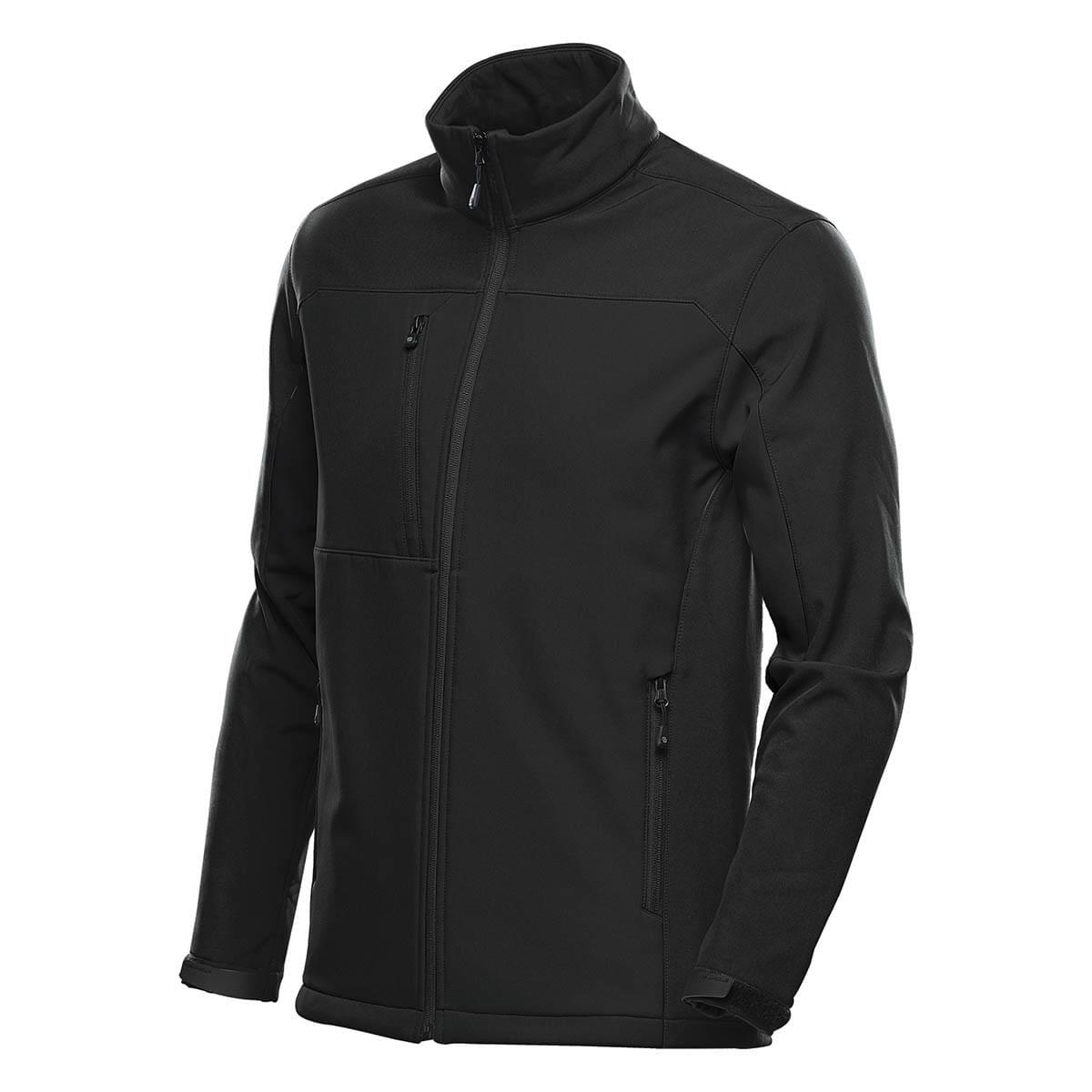 Mens Cascades Softshell Jacket (Black) 3/3