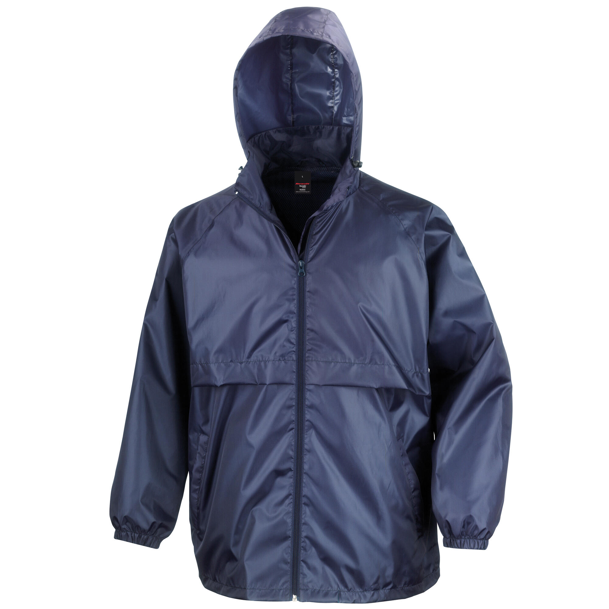 Mens Core Lightweight Waterproof Shield Windproof Jacket (Navy Blue) 2/4