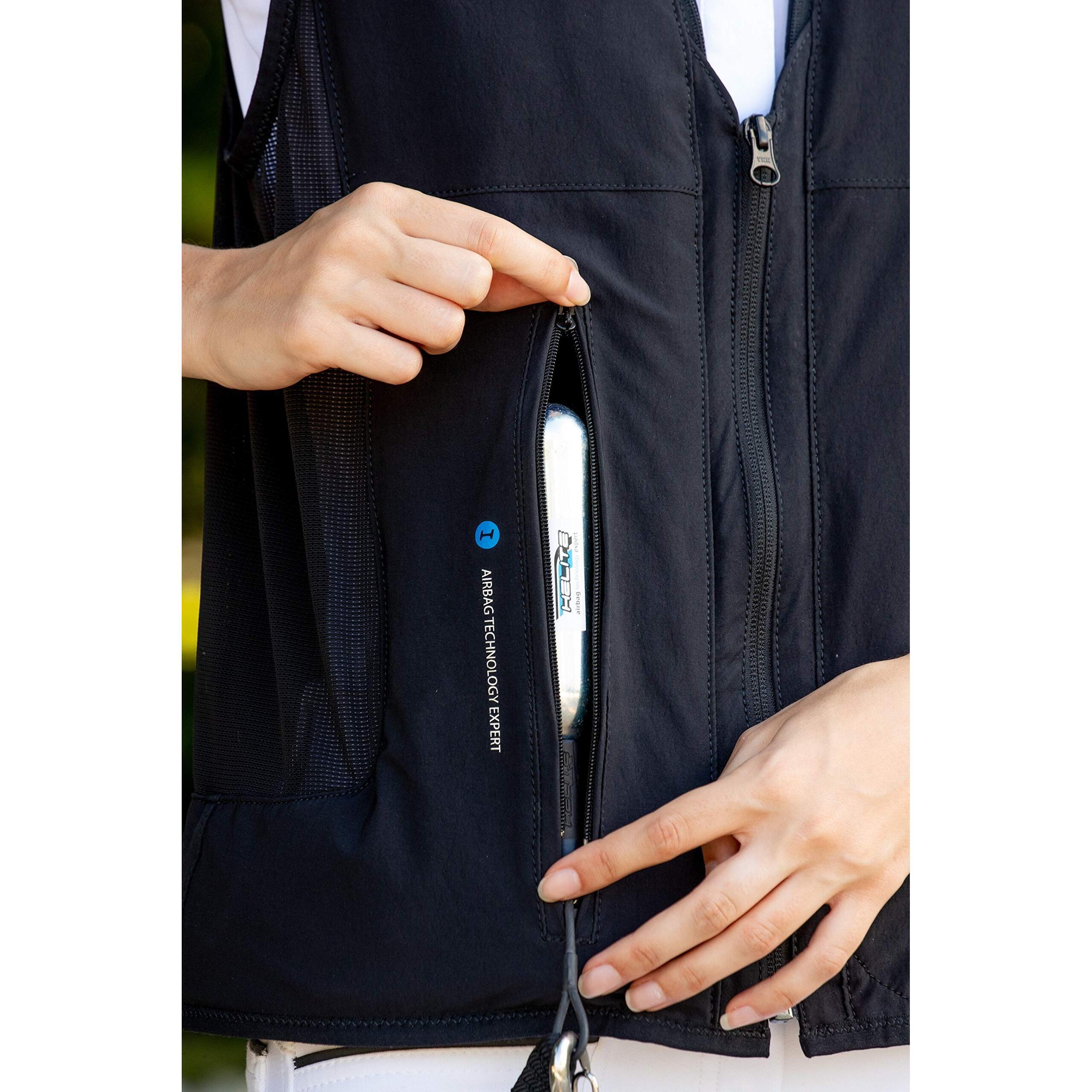 Gilet airbag da equitazione Helite Zip'n 2 2/2