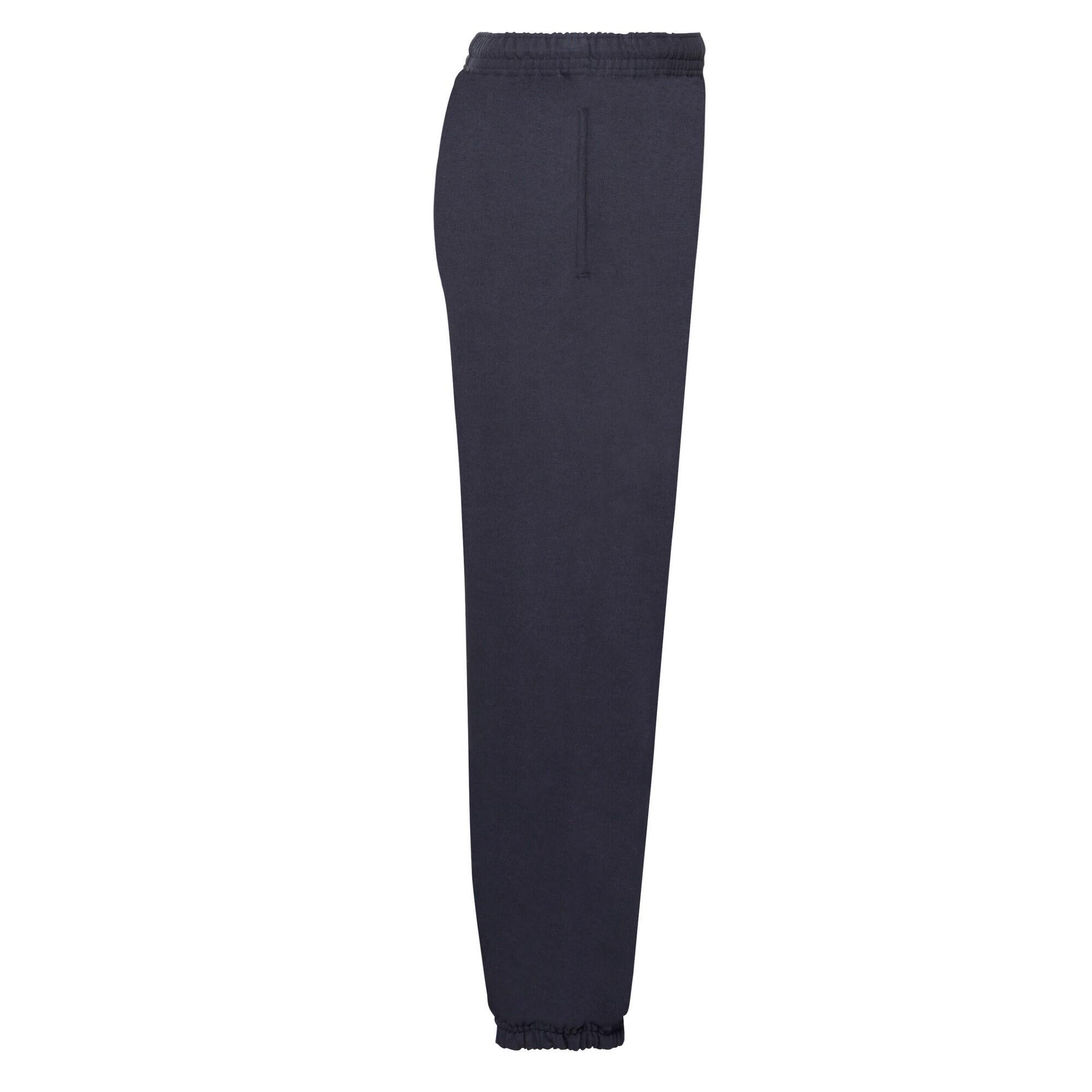 Childrens/Kids Premium Plain Jogging Bottoms (Deep Navy) 3/3