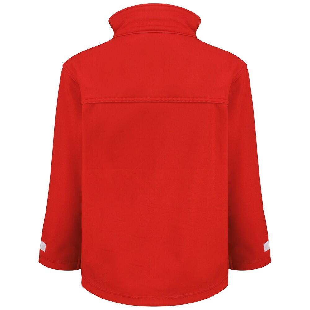 Giacca Soft Shell Classico Bambini Result Rosso 2/4