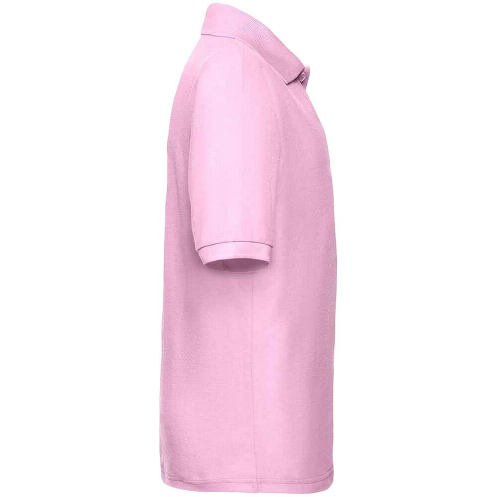 PolyBaumwolle Pique Polo Shirt Kinder Hellrosa 3/3
