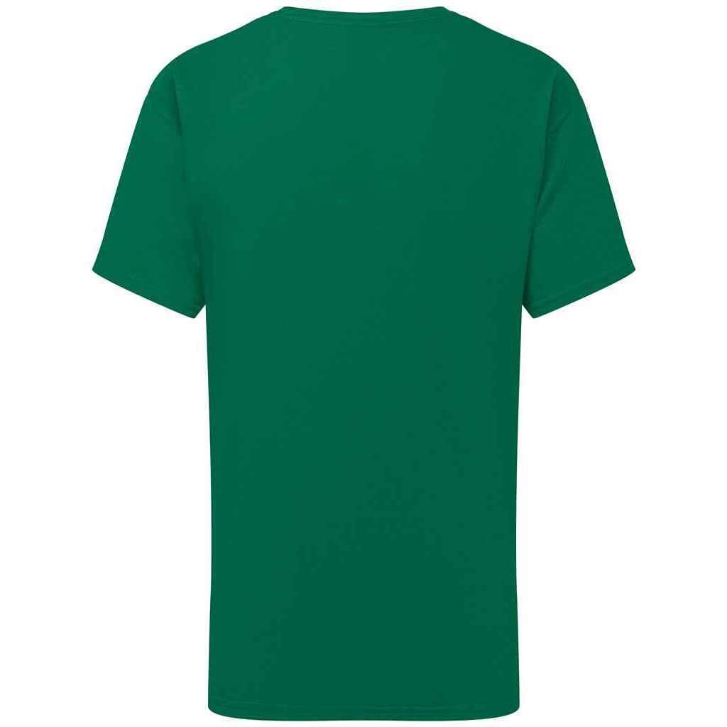 Childrens/Kids Iconic 195 Plain TShirt (College Green) 3/4
