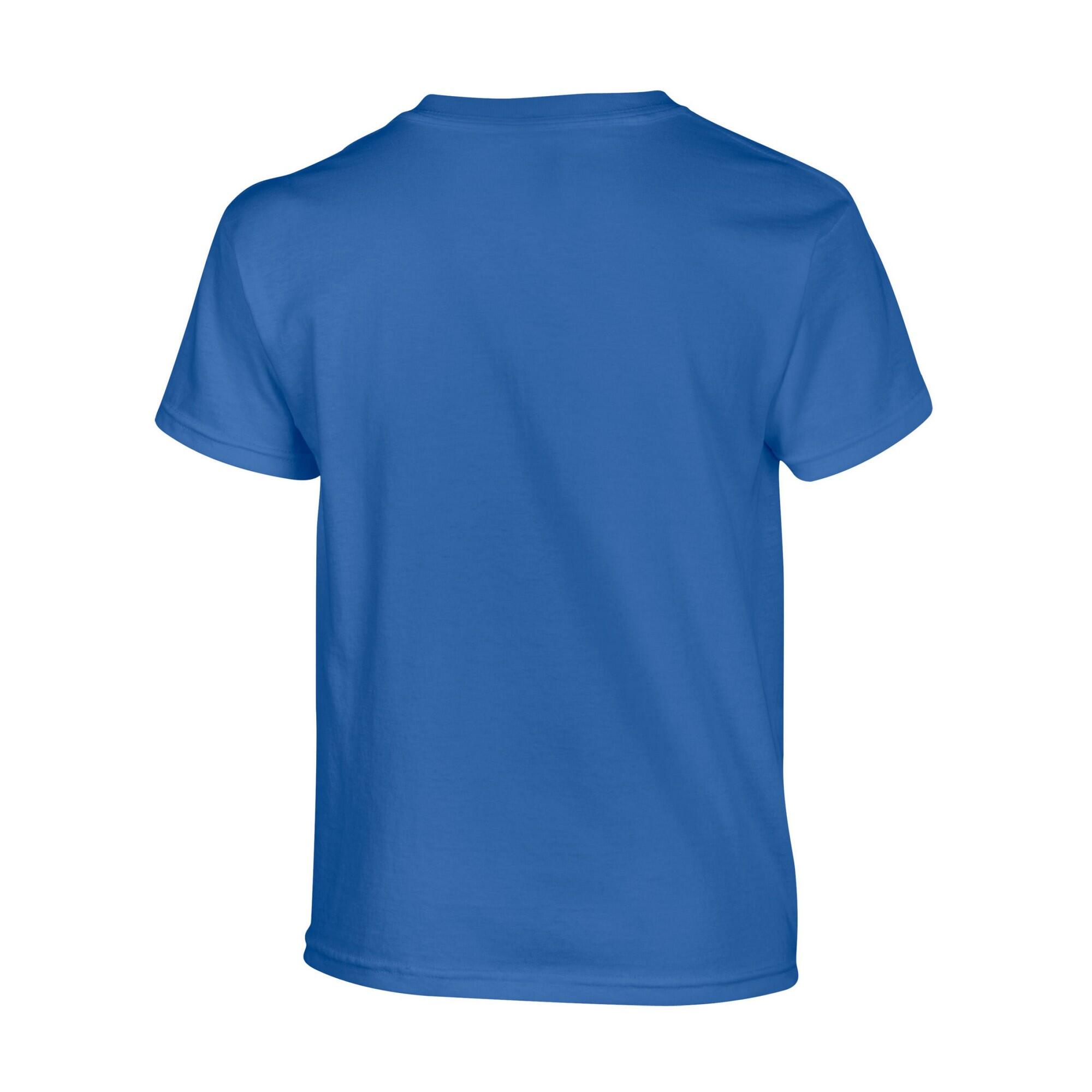 Tshirt Uni En Coton HEAVY COTTON Enfant (Bleu Roi) 2/3