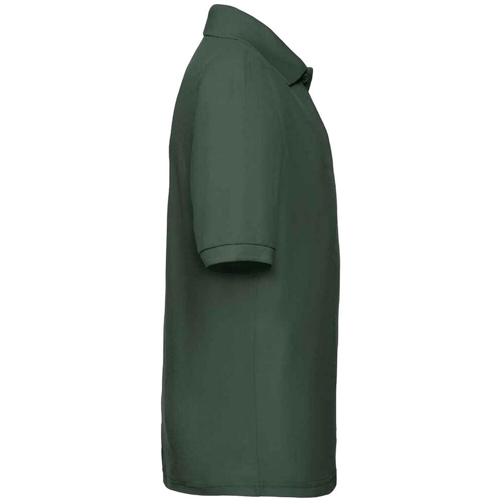 PolyBaumwolle Pique Polo Shirt Kinder Flaschengrün 3/3