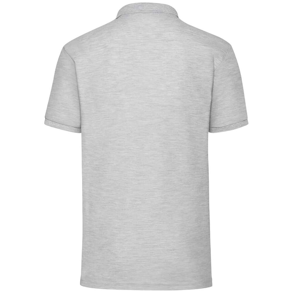 "6535" Poloshirt für Herren Grau meliert 2/3