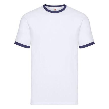 Heren Ringer 160 TShirt (Wit/Zwaar)