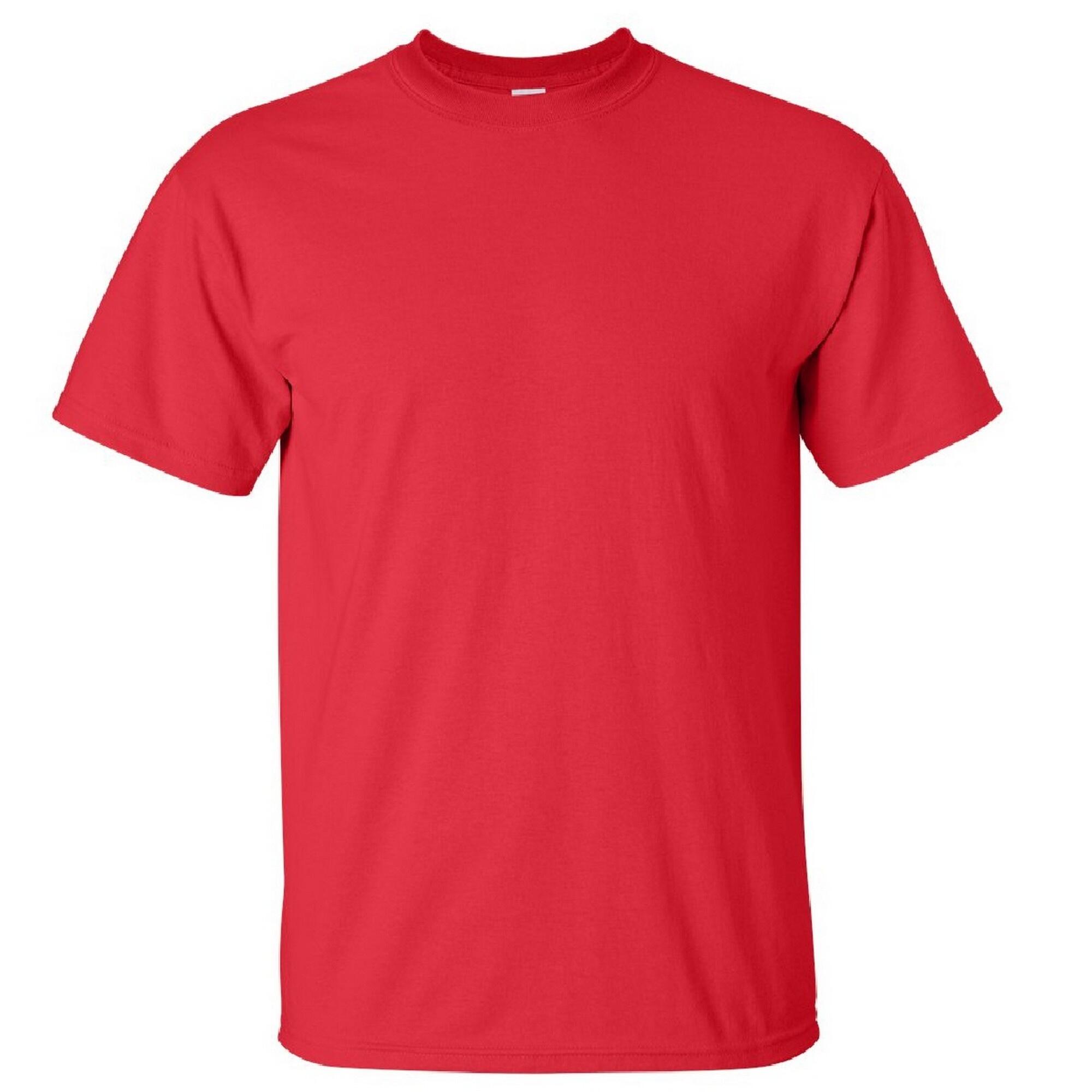 Gildan T-shirt In Cotone Ultra Cotton, Modello G2000, T-shirt Uomo, Blu (Navy), S (Pacco da 3
