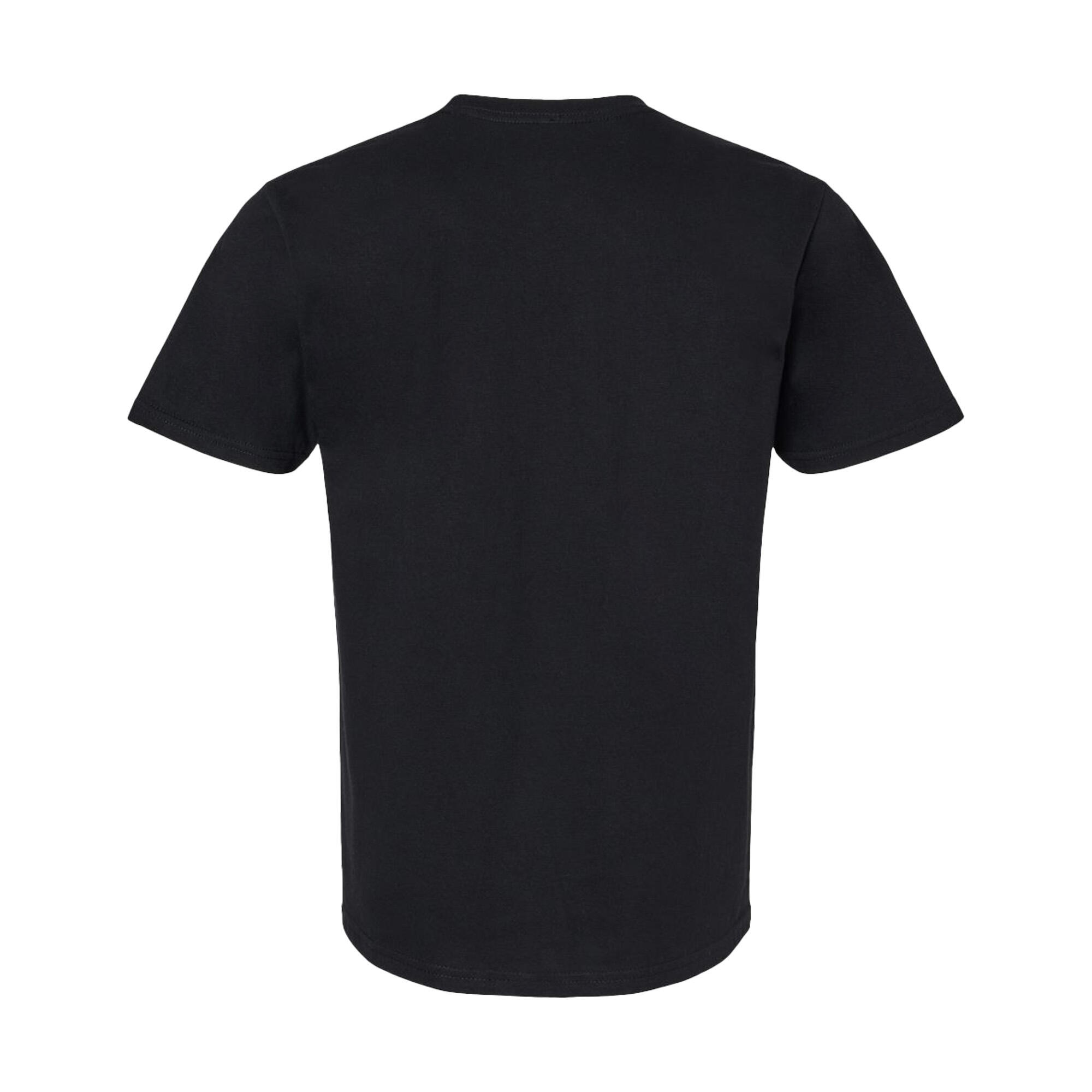 Unisex Adult Softstyle Midweight TShirt (Pitch Black) 2/3