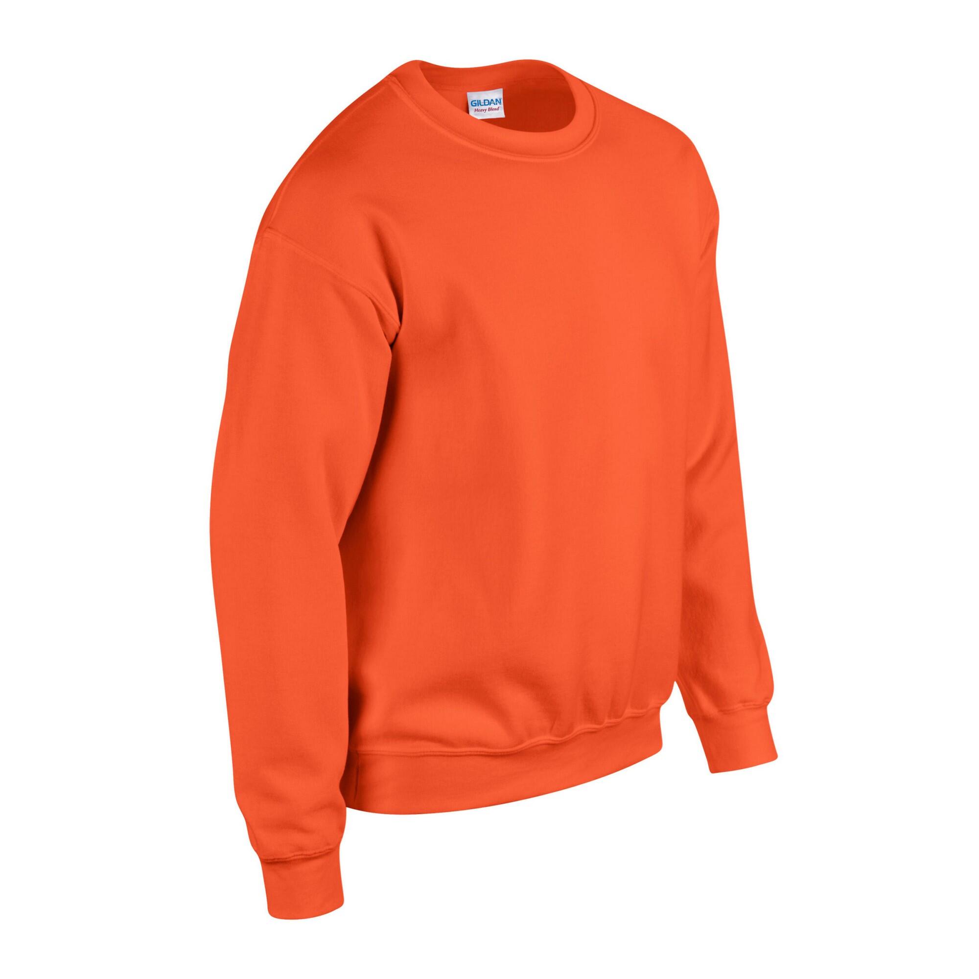 Felpa Uomo Gildan Arancio 3/3