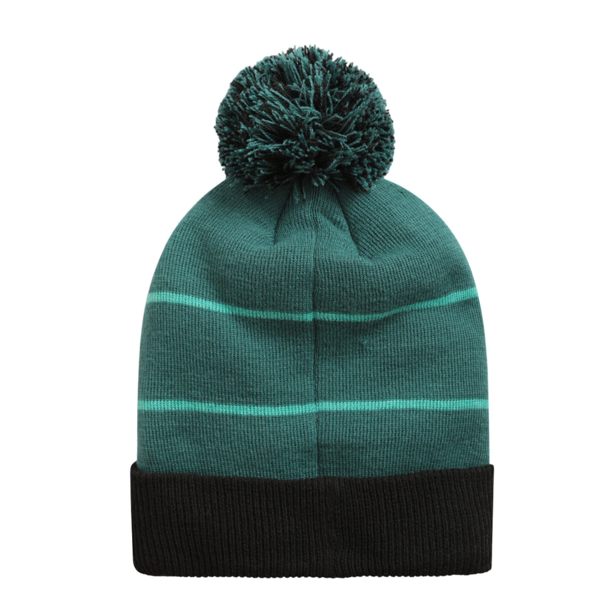 Dylan Pom Pom Recycled Skiing Beanie (Green) 2/2