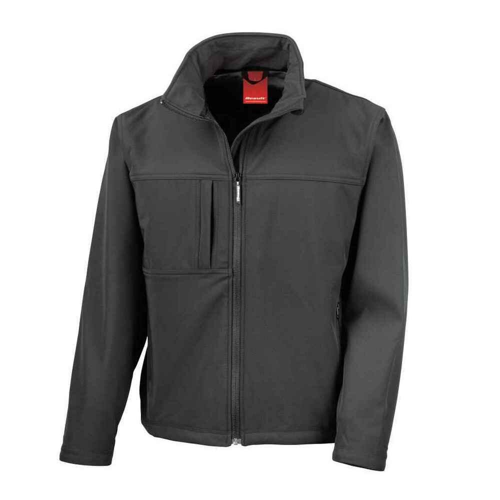 Giacca Soft Shell Uomo Result Classic Nero 2/3