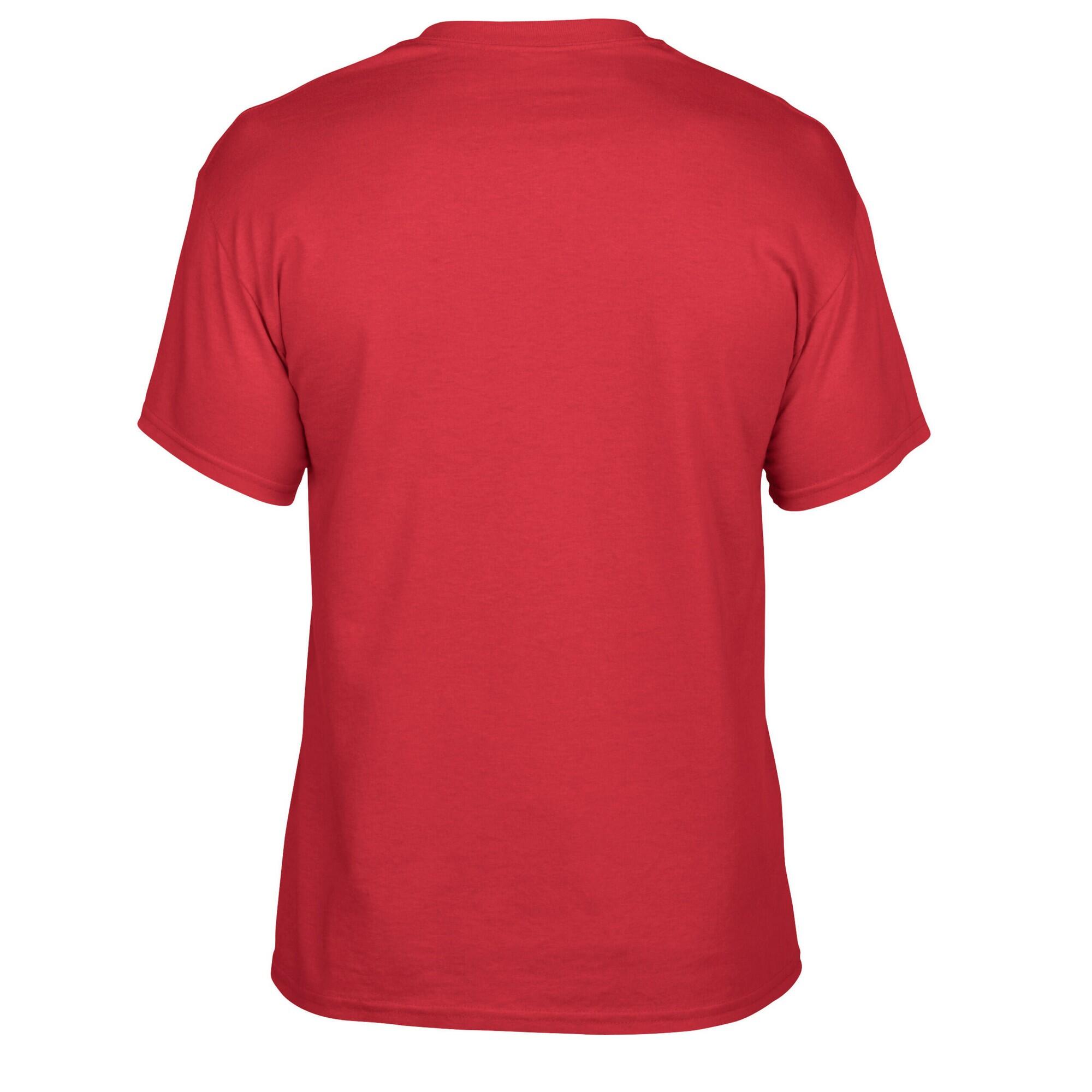 Gildan DryBlend Unisex Short Sleeve T-Shirt – 50% Cotton, Pull-On, Orange, XL - View #9