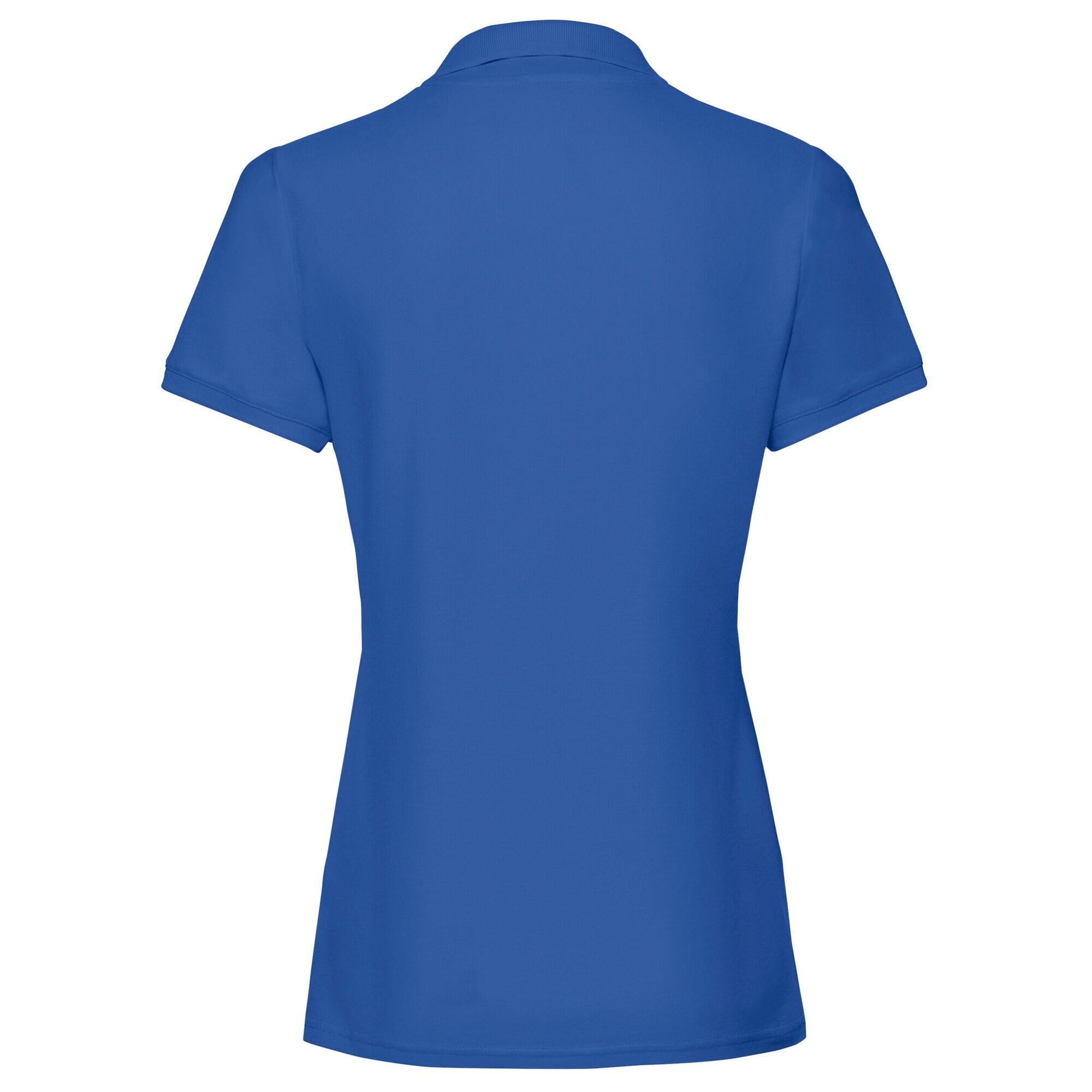Polo PREMIUM Femme (Bleu Roi) 2/3