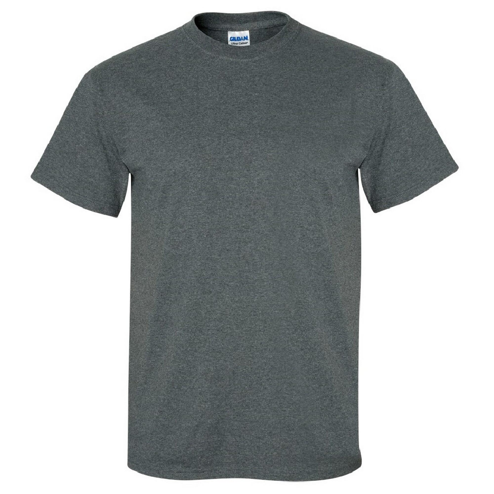 Gildan Ultra Cotton G2000 T-shirt Uomo | Peso Forte, Vestibilità Classica | Colore Metro Blue | Taglia L (Confezione Da 1)