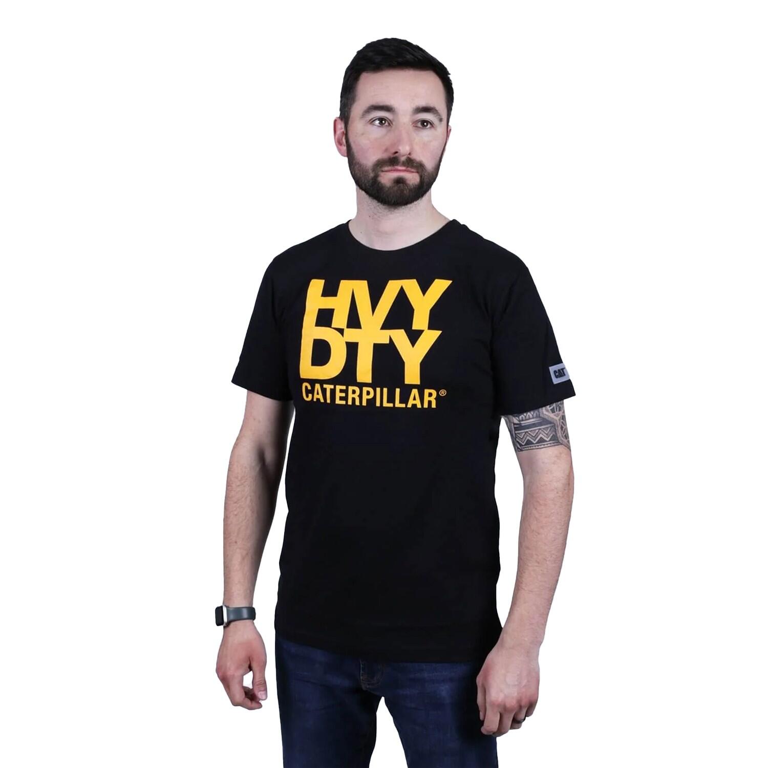 Mens Trademark Logo Heavy Duty TShirt (Black) 4/5