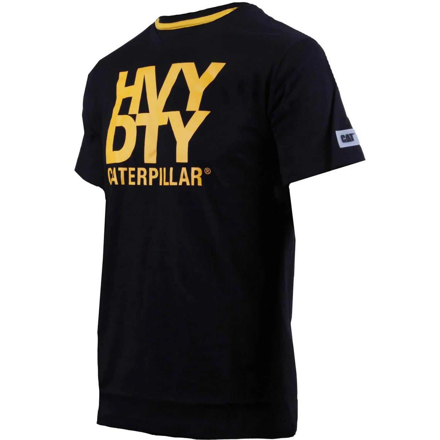 Mens Trademark Logo Heavy Duty TShirt (Black) 3/5
