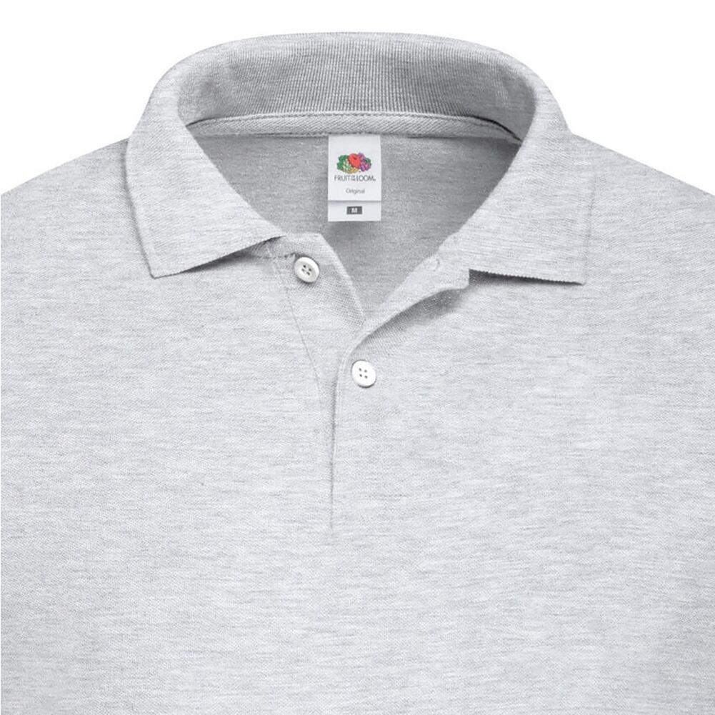 "Original" Poloshirt für Herren Grau meliert 2/2