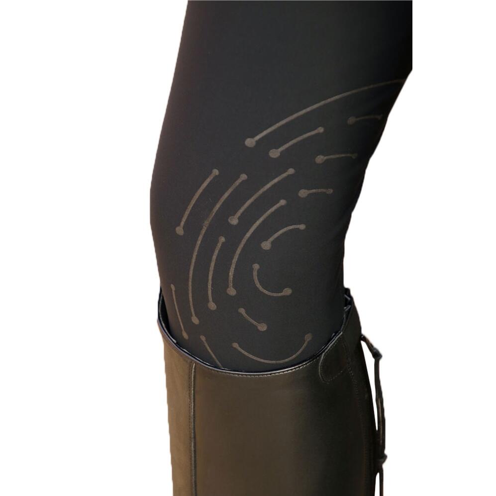 Collant D'équitation GLACIAL Donna (Nero) 3/4