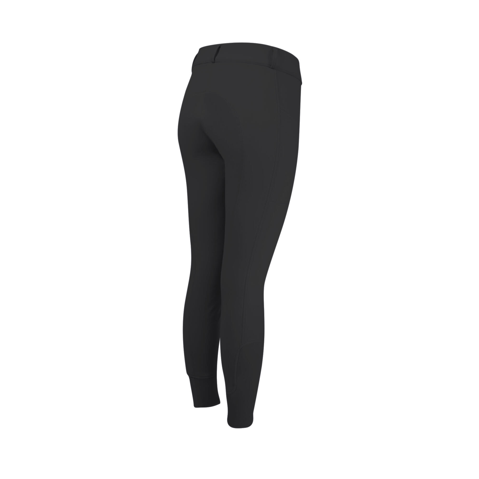 Collant D'équitation GLACIAL Donna (Nero) 2/4