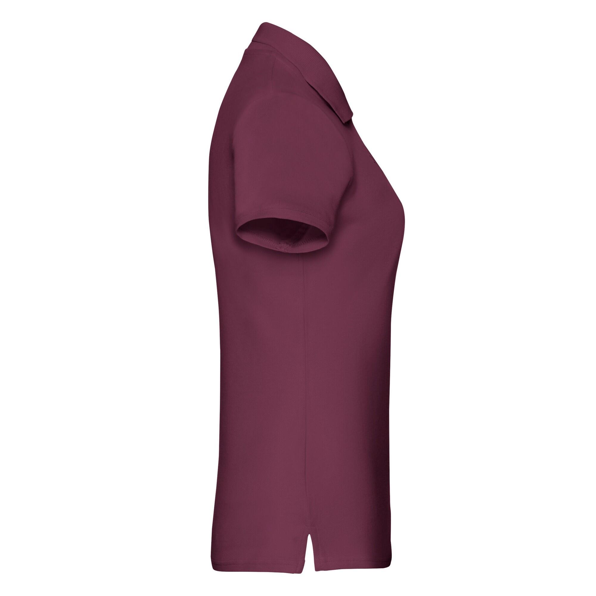 Polo PREMIUM Femme (Bordeaux) 3/3