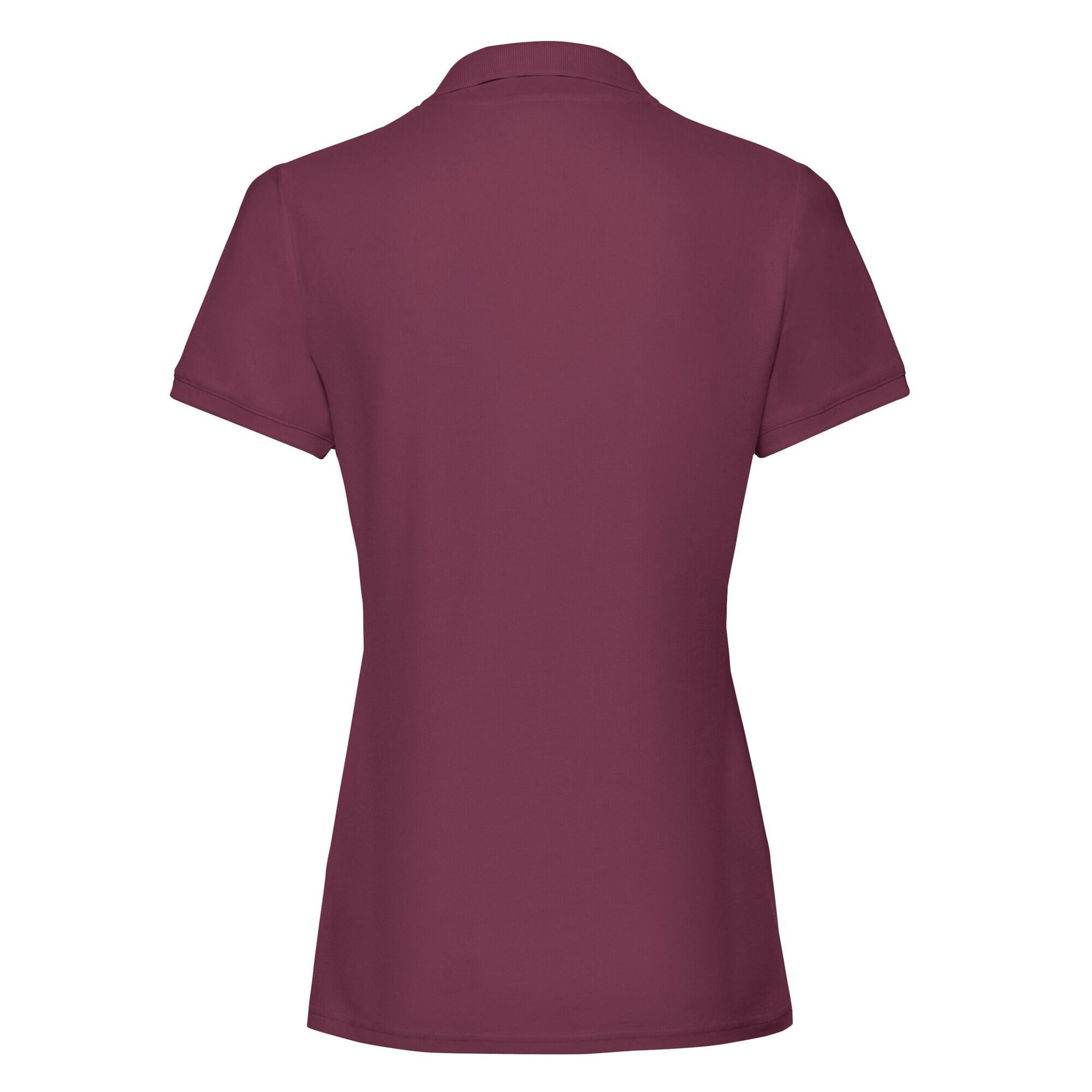 Polo PREMIUM Femme (Bordeaux) 2/3