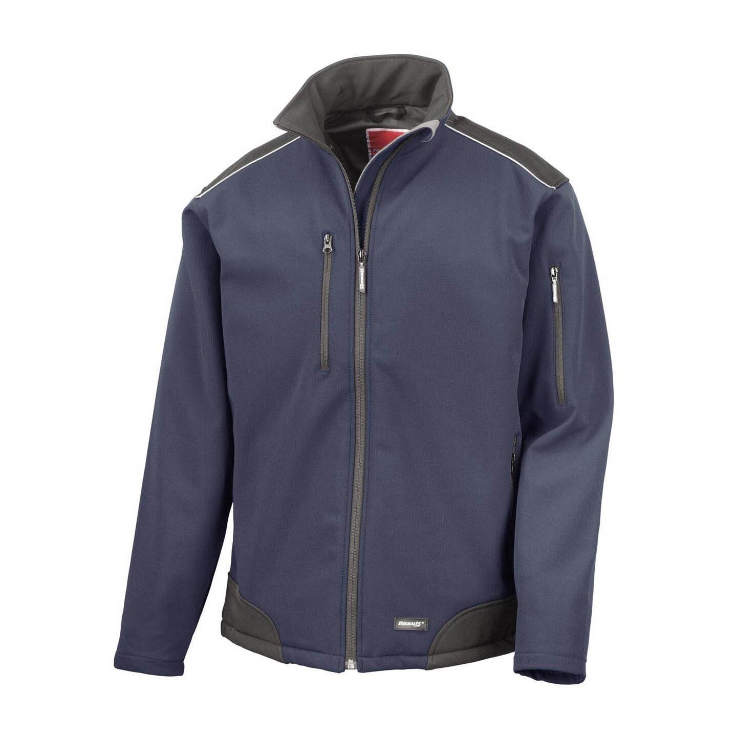 Veste Imperméable Hommes (Bleu Marine/Noir) 2/3