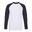 Tshirt BASEBALL Homme (Blanc / Bleu Marine Sombre)